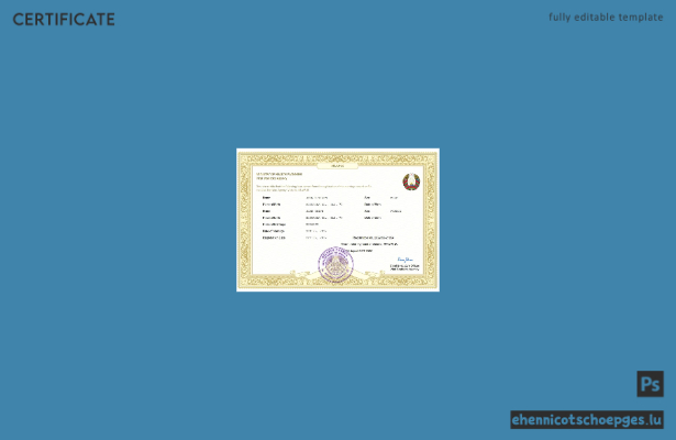Belarussische Heiratsurkunde – Beispiel-Word- und PDF-Datei (Vorschau)